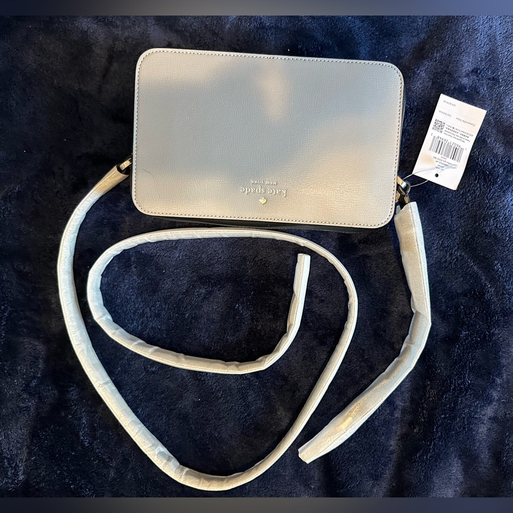 NWT - Kate Spade - Sienna Crossbody Purse - Nimbus Grey Multi - Picture 10 of 11